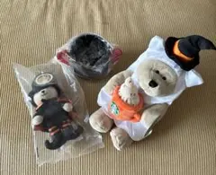 スターバックス ぬいぐるみ ハロウィン ベアリスタ まとめ売り 3体