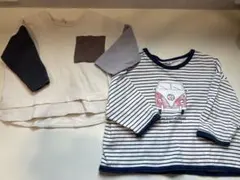 子供用　長袖シャツ　2点セット　80サイズ