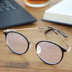 ニコアンド　伊達メガネ（左側鼻当てとネジ無し）　ジャンク品