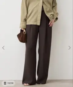 Deuxieme Classe PRIMEWOOL PONTE パンツ キャメル - メルカリ