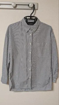 UNIQLO ストライプ 長袖シャツ S