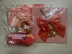 莉犬　すとぷり　缶バッチ　リボンチャーム ラバスト シュシュ