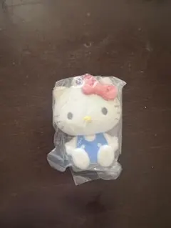 サンリオ　ふわふわフロッキーマスコットキーホルダー　キティ