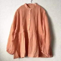 お値下げしました！ROPÉ PICNIC コットンボイルペプラムシャツ【M】のサムネイル