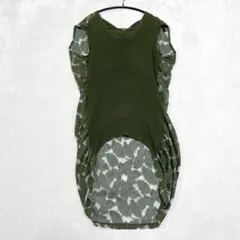 美品◆イッセイミヤケme カーキ　チュニックのサムネイル