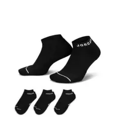【未使用品】JORDAN エブリデイノーショウソックス BLK 3足セット