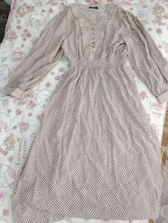 しまむら　長袖　ロングワンピース　完売品