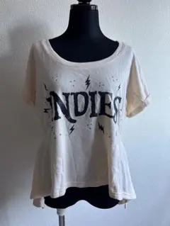 新品　Ray Cassin（レイカズン）サイドスリット2way変形ロゴTシャツのサムネイル