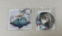 にじさんじ×スト6 缶バッジ　アクリルキーホルダー　叶　カプくじ
