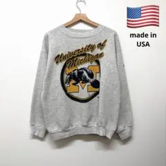 90s USA製 TULTEX ミシガン カレッジスウェット