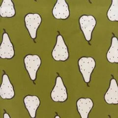 北欧風 洋梨柄　オックス生地　50cm