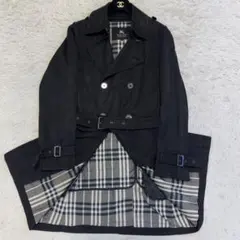 BURBERRY BLACK LABEL コットン ノバチェック トレンチコート