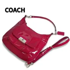 COACH│2way エナメル ショルダーバッグ ワンショル Y2K