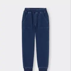 gu インディゴカットソージョガーパンツ　150サイズ