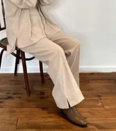 onetomeきりまるピンタックワイドパンツ