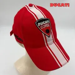 【ドゥカティDUCATI】キャップ コルセ ワッペン ストライプ　帽子のサムネイル