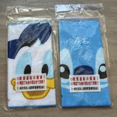 ドナルドダック＆スティッチ ミニタオル2枚セット