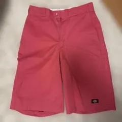 ディッキーズ　ハーフパンツ　ピンク