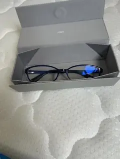 JINS Wellington Matte Black 40% メガネ