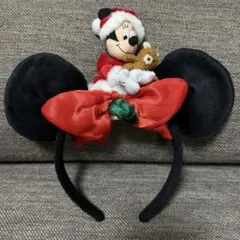 ミニーちゃん　ディズニー　カチューシャ　クリスマス