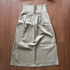 GU ベージュ ロングスカート Sサイズ