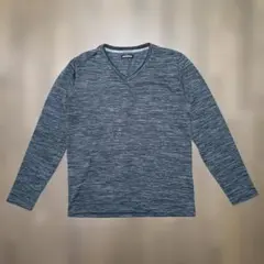 semanticdesign ダークグレー Vネック Tシャツ Lサイズのサムネイル