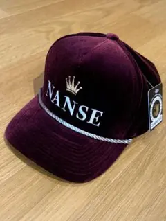 NANSE キャップ　ナンセ　ボルドー