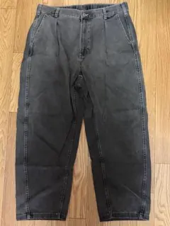GU デニムパンツ ブラック 黒 L