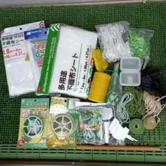 園芸、ガーデニング　不織布　ワイヤービニールヒモ　ガイドヒモのサムネイル