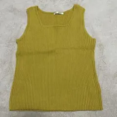 リブ タンクトップ ノースリーブのサムネイル