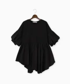 美保子様専用476新品 サラッとしたAライン フィッシュテールチュニック