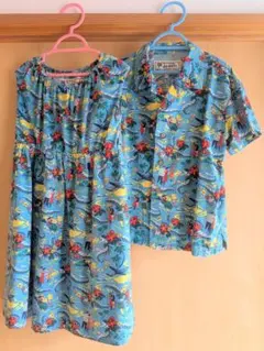 【Avantiコラボ】アロハシャツ130cm ワンピース120cm リンクコーデ