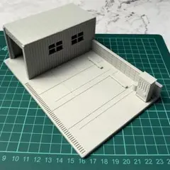 1/64 ガレージ 駐車場 ジオラマ トミカ ホットウィール 屋根取り外し可