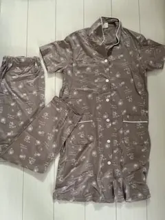 マタニティパジャマ　スヌーピー　半袖　M-L