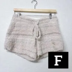 ジェラートピケ (F)ルームウェア ショートパンツ パステルボーダー ふわふわ