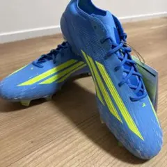 adidas F50 サッカーシューズ スパイク 青/黄SG - メルカリ