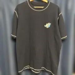 ユニクロ 잠만보 ルームウェア上下 半袖半ズボン ネイビー L