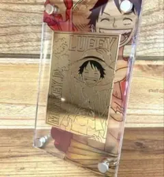 超希少品 ワンピース プレミアム 記念 メタルプレート シリアル