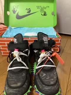 新品未使用NIKE off-white×AIR FORCE1 Mid Black