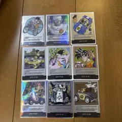 ドラゴンボールカードセット9枚　エナジーマーカー銀
