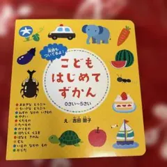 こどもはじめてずかん　0〜5さい　英語付き　図鑑