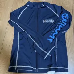 ラッシュガード　紺色　ネイビー　140 スクール水着　OUTDOOR 学校　水泳