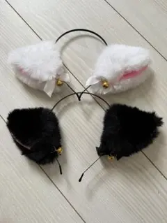 猫耳カチューシャ2本 コスプレ