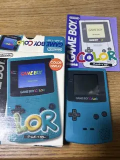 動作確認済み　ゲームボーイカラー（青）とゲームソフトまとめ売り