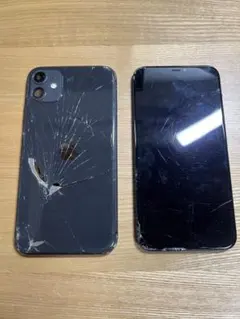 iPhone 11 ブラック 筐体と液晶パネル