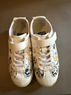 オニツカタイガー　onitsuka tiger 18.5センチ　花柄