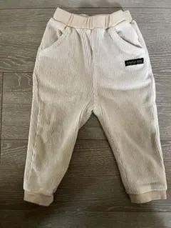 ベージュ コーデュロイパンツ 80cm