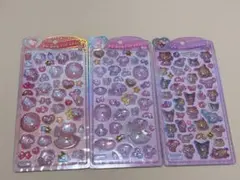 【国内正規品】うるちゅるポップシール　サンリオ　3点