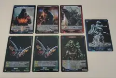 ゴジラカードゲーム　好敵獣の共鳴　SR　7枚セット