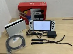 【美品】Switch有機EL本体 白 ワンオーナー 動作確認済 元箱付 おまけ付